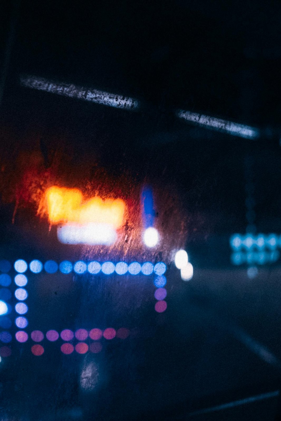 Service Provider Audits - A blurred image outside in rain